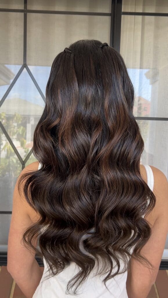 Bridal hair inspiration from multiple angles
